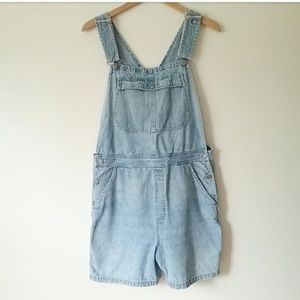 Lee Jeans - Vintage Lee Jean Shorts Denim Overalls Size Large Lee Jeans - Vintage Lee Jean Shorts Denim Overalls Size Large